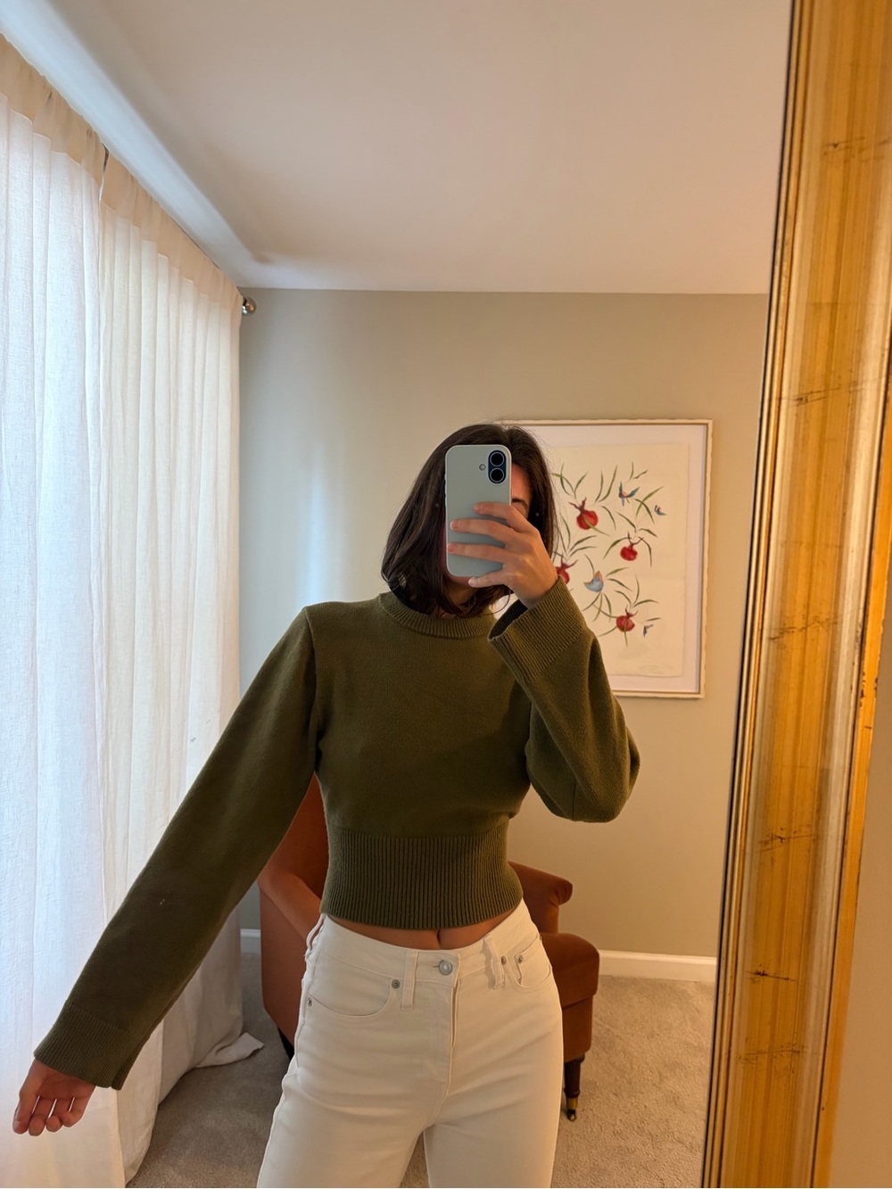 Zara Cropped Sweater